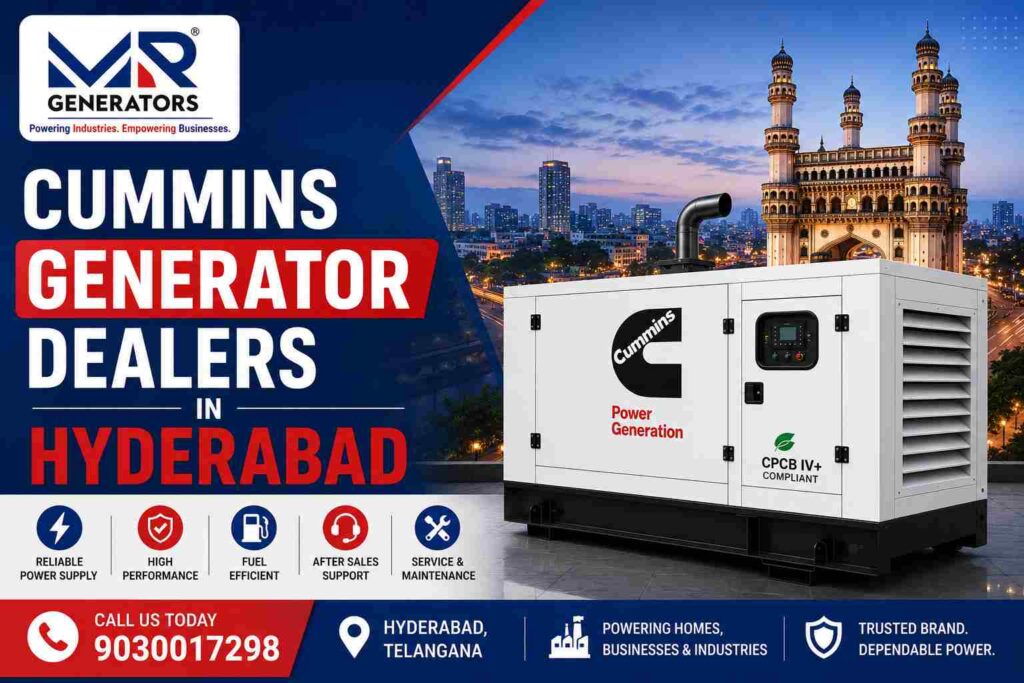 Cummins Generator Dealers in Hyderabad