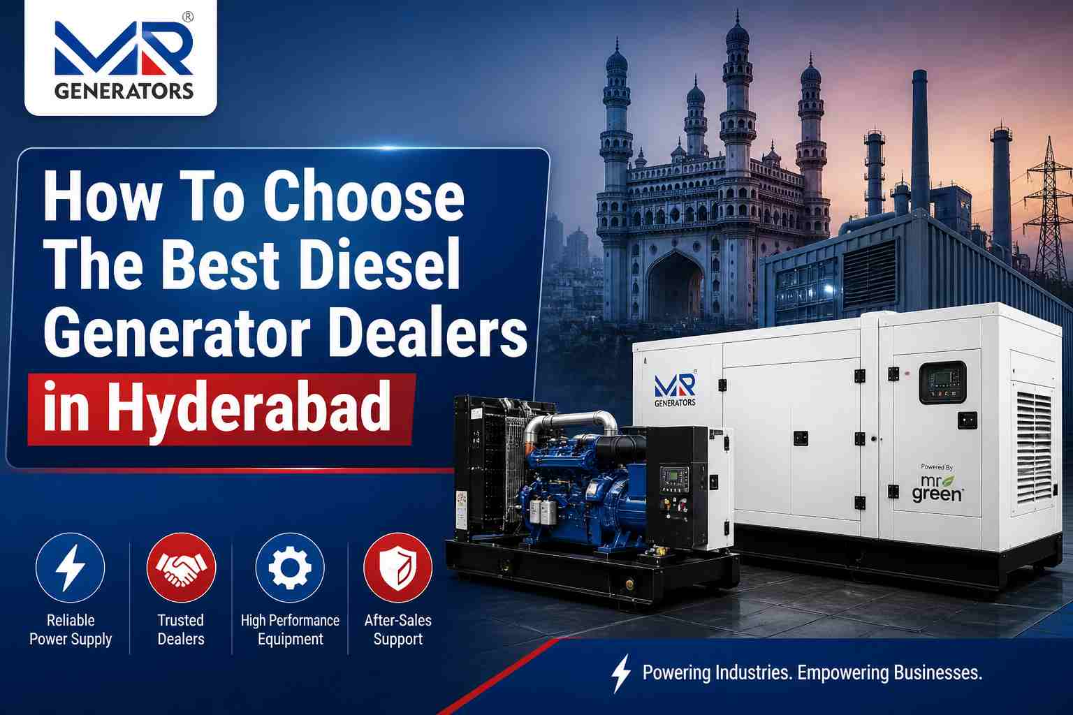 How To Choose The Best Diesel Generator Dealers in Hyderabad