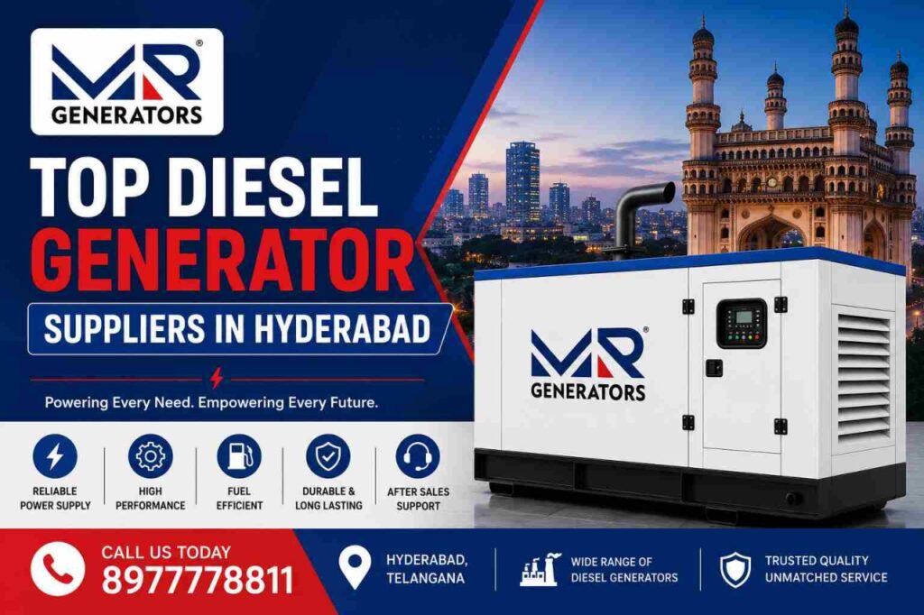 Top Diesel Generator Suppliers in Hyderabad